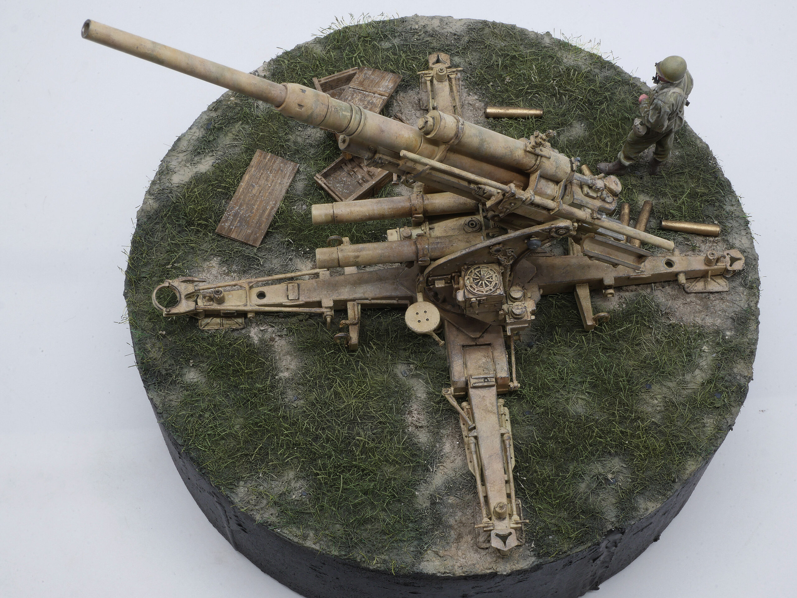 1/35 DRAGON 88mm FLAK ドラゴン ドイツ 88mm 高射砲 タミヤ 偵察兵 